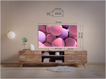 32" LED SMART TV KIVI 32F750NW, 1920x1080 FHD, Android TV, White 