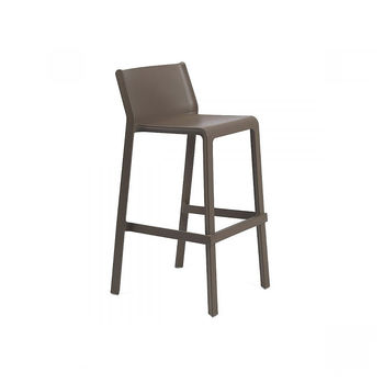 Scaun de bar Nardi TRILL STOOL TABACCO 40350.53.000 (Scaun de bar pentru gradina exterior terasa)