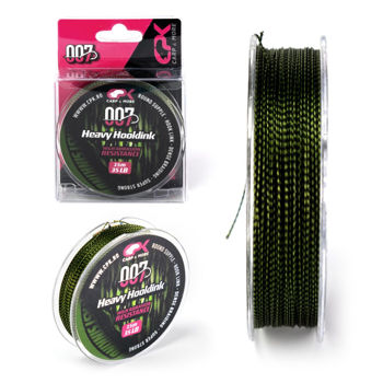 Heavy Hooklink green 25lb/15m 