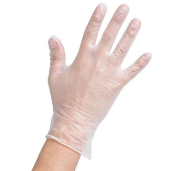 Mănuși din vinil de unica folosința (Marimea L) 