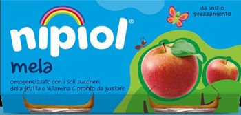 купить NIPIOL Пюре яблочное (6 месяцев) 160г (2х80г) в Кишинёве 