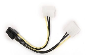 Cable, CC-PSU-5 Internal power adapter cable for 12 V cooling fan, Cablexpert 