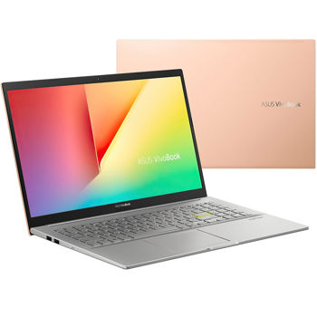 Laptop 15.6 ASUS VivoBook OLED K513EA Hearty Gold Metal Case, Intel i3-1125G4 2.0-3.7GHz/8GB/SSD 256GB/Intel UHD Graphics/WiFi 6 802.11ax/BT5.0/USB Type C/HDMI/HD WebCam/Illuminated Keyb./15.6 FHD OLED NanoEdge Anti-glare (1920x1080)/No OS K513EA-L12875