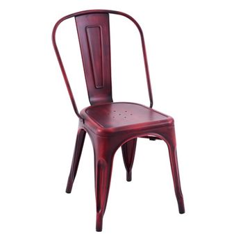 купить Металлический стул 530x480x1250 мм,  матовый бордовый в Кишинёве 