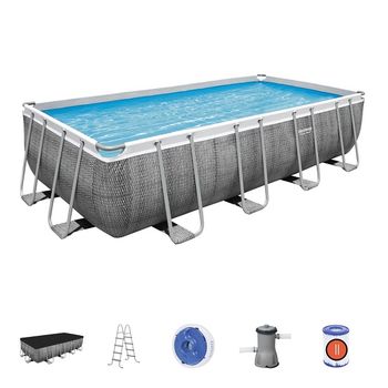 Pool Power Steel 488x244x122cm, 11532L, cadru metalic 