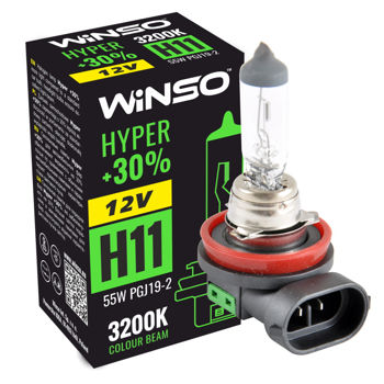 Lampa Winso H11 12V  HYPER +30% 55W 712810 