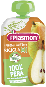 Пюре PLASMON груша (6 мес), 100 г 