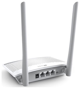 Wi-Fi N TP-LINK Router, "TL-WR820N", 300Mbps, 2xLAN Ports, MIMO, 2x5dBi, WISP 