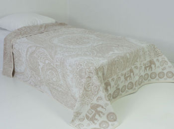 Cearceaf de pat terry 208*220 Recițkii textil, Belarus (bej) 