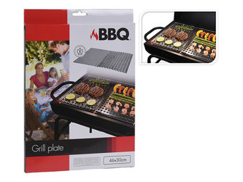 Решетка для гриля-лист BBQ 30X23cm, нерж 