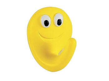 Carlig autoadeziv Spirella Smile 2buc 4X5cm galben, plastic 