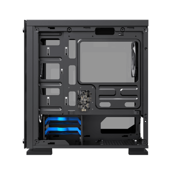 Case mATX GAMEMAX M65, w/o PSU, 3x120mm ARGB fans, Dual TG, USB 3.0, Dust Filter, Black 