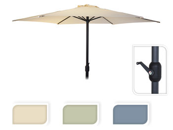 Зонт для террасы D3m, нога со сгибом, 6 спиц 