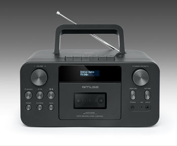 MUSE  M-182 DB, Cassette Recorder, Tuner FM, Bluetooth, CD, LCD, Black 