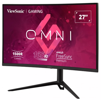 27.0" Игровой Mонитор VIEWSONIC VX2718-2KPC-MHDJ, VA 2560 x 1440 WQHD, Black 