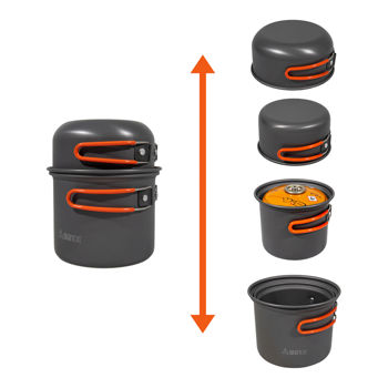 cumpără Set de vesela Yate Summit 4 cooking set, alu, SN00164 în Chișinău 