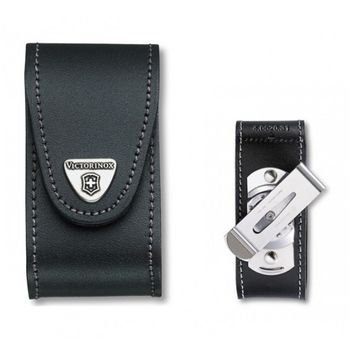 купить Чехол кожаный Victorinox Belt Pouches w rot belt clip, 91 mm, 5-8 layers, leather black, 4.0521.31 в Кишинёве 
