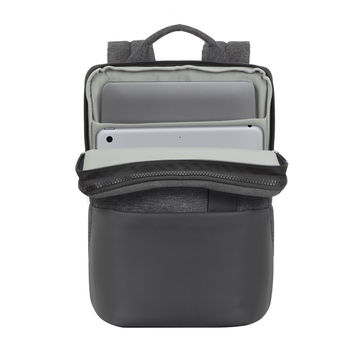 Backpack Rivacase 8825, for Laptop 13,3" & City bags, Black Melange 