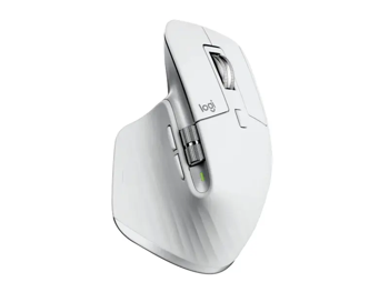 Wireless Mouse Logitech MX Master 3S for Mac, 200-8000 dpi, 7 buttons, BT+2.4Ghz, 500mAh, Pale Gray 