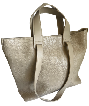 Geanta shopper Casual Beige 