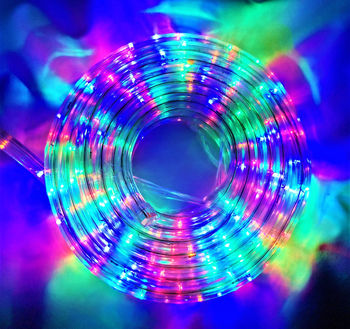 Электрогирлянда шнур световой разноцветная 10m 240LED 