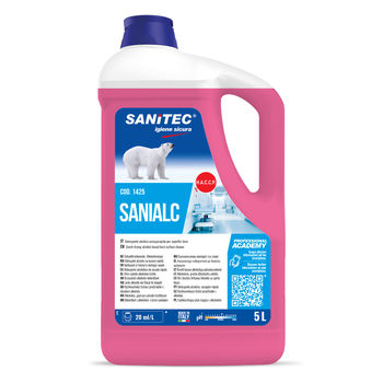 Sanialc - Detergent alcoolic cu uscare rapidă 5 kg 