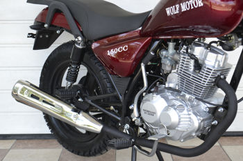 Мотоцикл Wolf Motor 150cc Dark-Red 