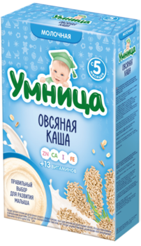 cumpără Umnitsa terci de ovăz cu lapte, 5+ luni, 200 g în Chișinău 