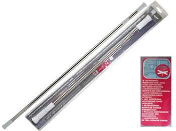 Tijă glisantă pentru perdea MSV 110-200cm, inox 