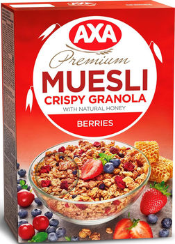 Musli Axa cu miere și fructe de pădure, 270g 