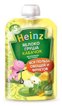 cumpără Heinz piure din mere, pere și bostan 5 luni, 90 gr în Chișinău 