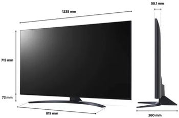 Телевизор 43" Nanocell SMART TV LG 43NANO766QA, 3840x2160 4K UHD, webOS, Black 
