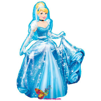 Walking Balon cu Heliu «Princess Disney" 