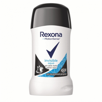 Дезодорант женский Rexona Stick Invisible Aqua 40мл 