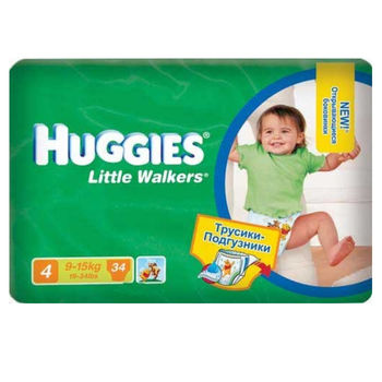 cumpără Huggies (4) Little walkers (9-15kg)  N34 în Chișinău 