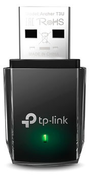 USB3.0 Mini Wireless AC Dual Band LAN Adapter TP-LINK "Archer T3U", 1300Mbps, MU-MIMO 