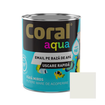 CORAL AQUA Эмаль на Водной Основе, Светло Серая 2,5 л 