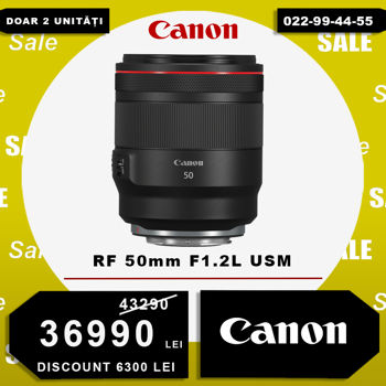 Canon RF 50mm F1.2L USM (DISCOUNT 6300 lei) 