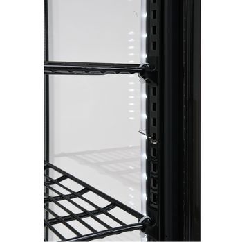 cumpără Vitrină frigorifică, temp.0 + 12°C, 420x380x960 mm, capacitatea 78 L, lumini LED, Negru în Chișinău 