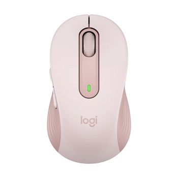 Wireless Mouse Logitech M650 L Signature, Optical, 400-4000 dpi, 5 buttons, 1xAA, 2.4GHz/BT, Rose 