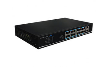 купить POE коммутатор FoxGate S6016-G2-AI POE (135W) 16CH +2 /POE Switch в Кишинёве 