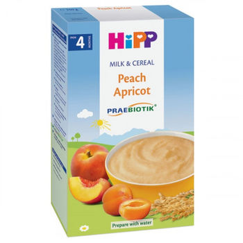 купить Hipp каша рисово-кукурузная молочная с пробиотиками, персики-абрикосы, 4+мес. 250г в Кишинёве 