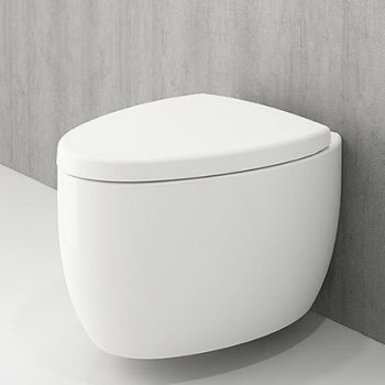 Унитаз подвесной ETNA WC 54 cm Белый с крышкой soft close 