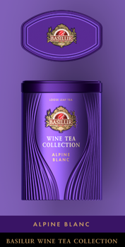 Basilur Wine Tea ALPINE BLANC, Черный чай, 75г 