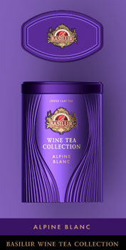 Basilur Wine Tea  ALPINE BLANC, Ceai negru, 75g 