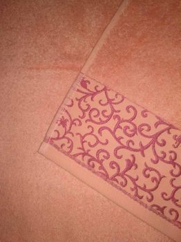 Полотенце банное Alhambra 70*140 Ozer Tekstil (оранжевый) 