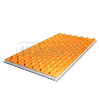 cumpără Placa polistiren cu nuturi 1,2 m x 0,6 m x 43 mm (portocalie)  TIG în Chișinău 