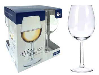 Набор бокалов для белого вина EH 4шт, 430ml, 20сm 