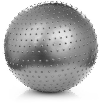Мяч гимнастический массажный с насосом / Фитбол d=75 см Meteor 31105 (366) 