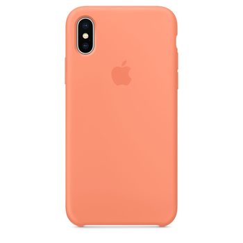 Husa pentru  iPhone X Original (Peach ) 